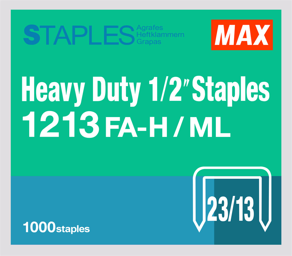 MAX No. 1213FA-H Heavy-Duty Staples
