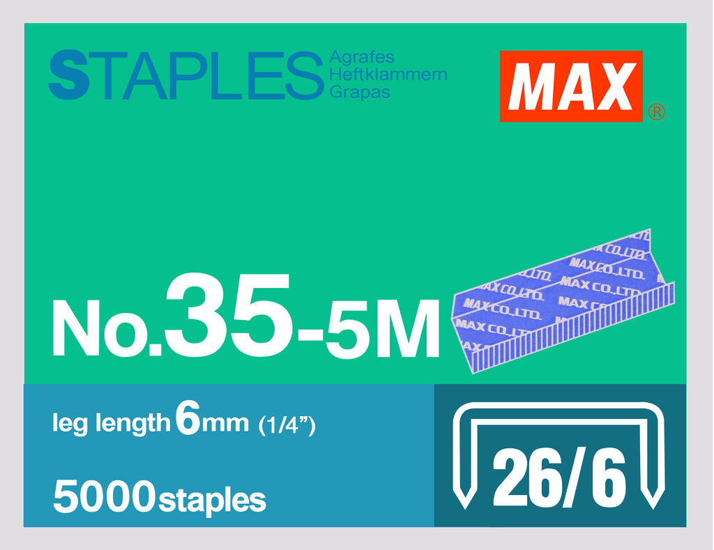MAX No. 35-5M Staples