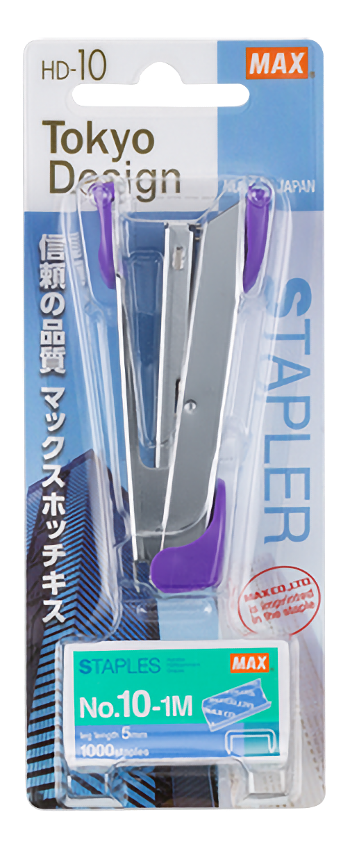 MAX Hd-10 Half-Strip Stapler Purple